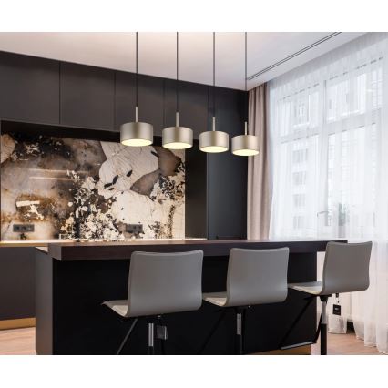 Globo - LED lestenec na kablu LED/40W/230V 3000K medenina