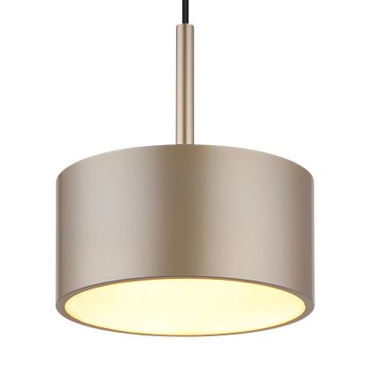 Globo - viseči LED lestenec na vrvici LED/12W/230V 3000K premer 15 cm medenina