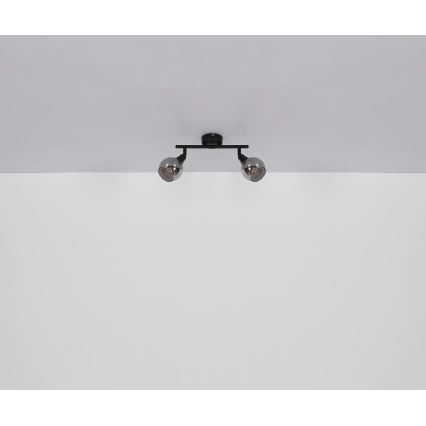 Globo - Reflektor 2xE14/40W/230V črna
