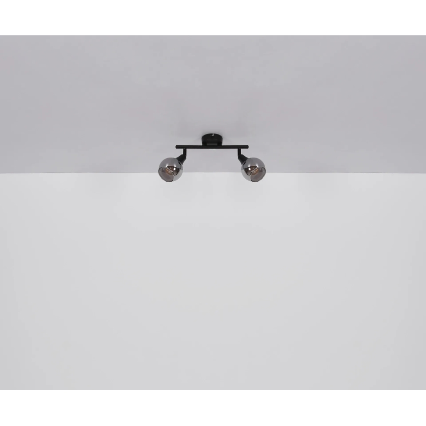 Globo - Reflektor 2xE14/40W/230V črna