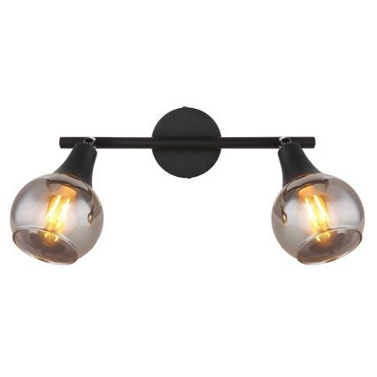 Globo - Reflektor 2xE14/40W/230V črna