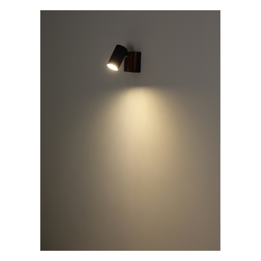 Globo - Stenski reflektor 1xGU10/25W/230V črna