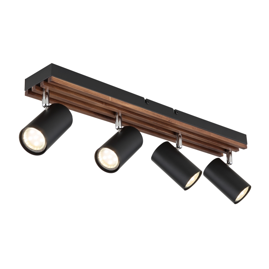 Globo - Reflektor 4xGU10/25W/230V črna