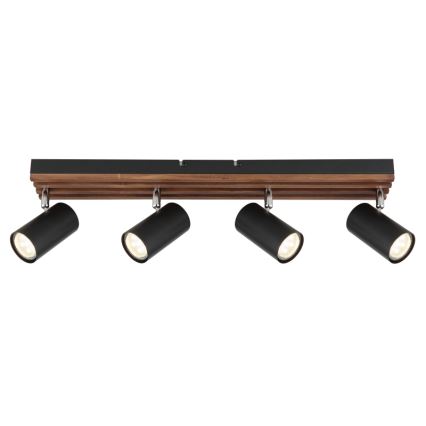 Globo - Reflektor 4xGU10/25W/230V črna