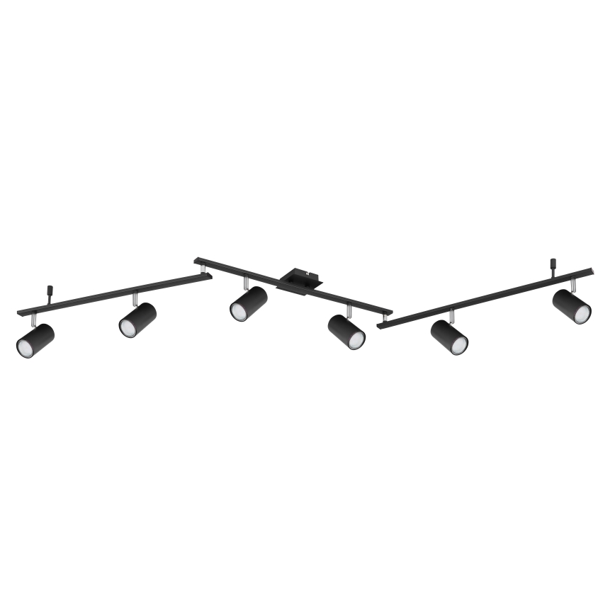 Globo - Reflektor 6xGU10/35W/230V črna