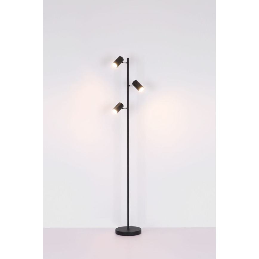 Globo - Talna svetilka 3xGU10/5W/230V črna