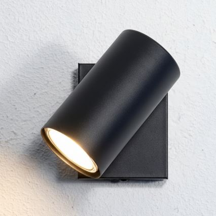 Globo - Stenski reflektor 1xGU10/25W/230V črna