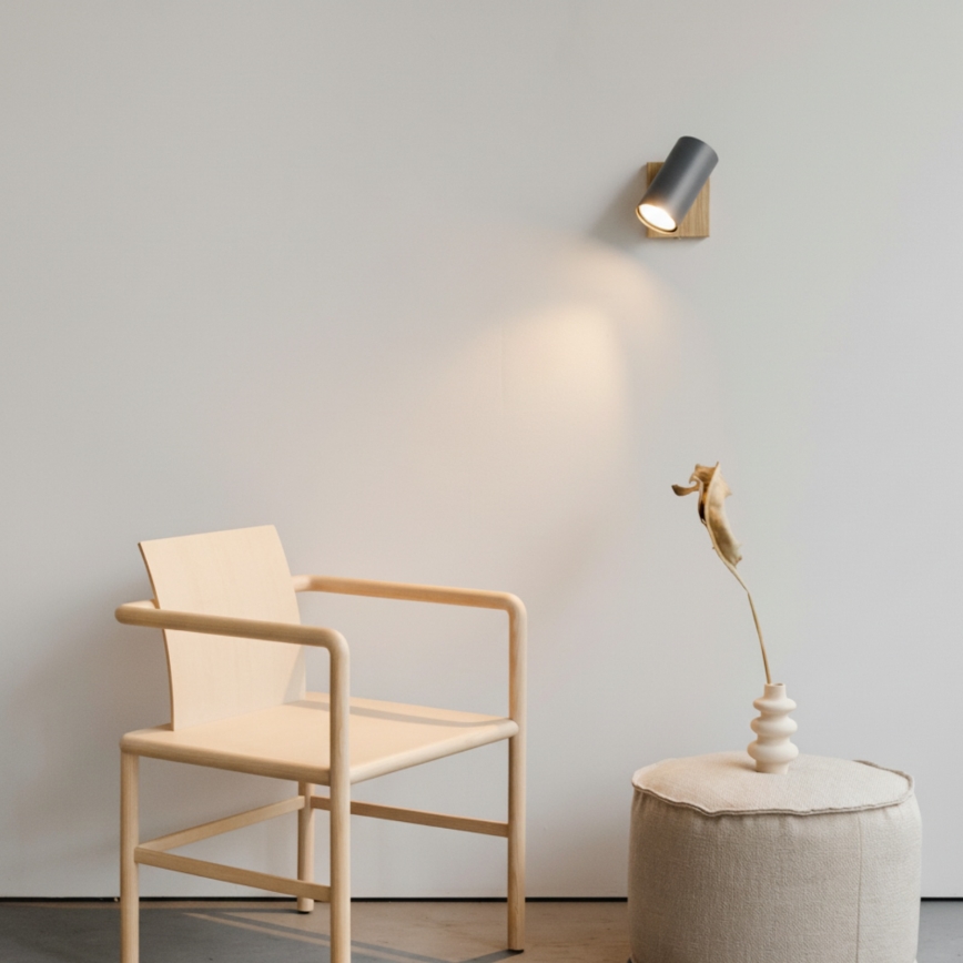 Globo - Stenski reflektor 1xGU10/25W/230V siva/rjava