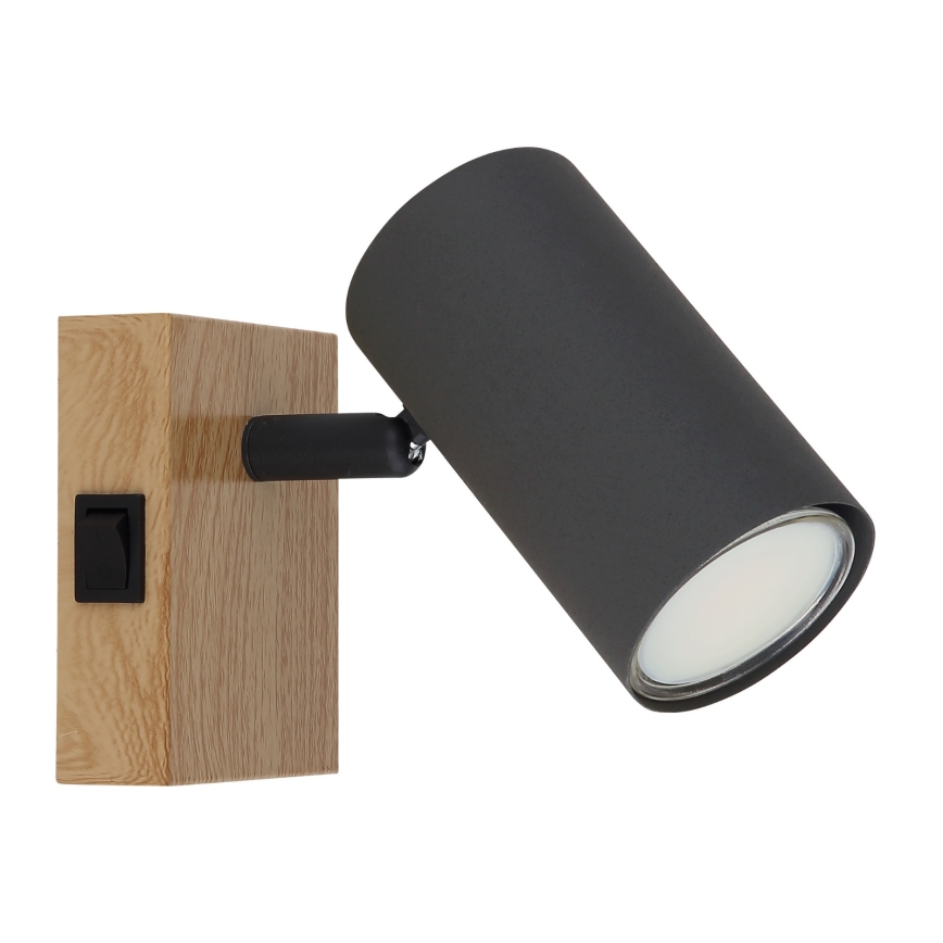 Globo - Stenski reflektor 1xGU10/25W/230V siva/rjava