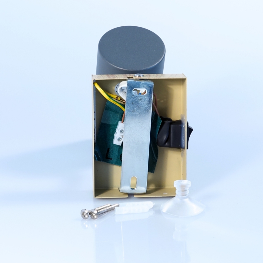 Globo - Stenski reflektor 1xGU10/25W/230V siva/rjava