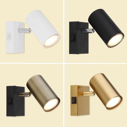 Globo - Stenski reflektor 1xGU10/25W/230V siva/rjava