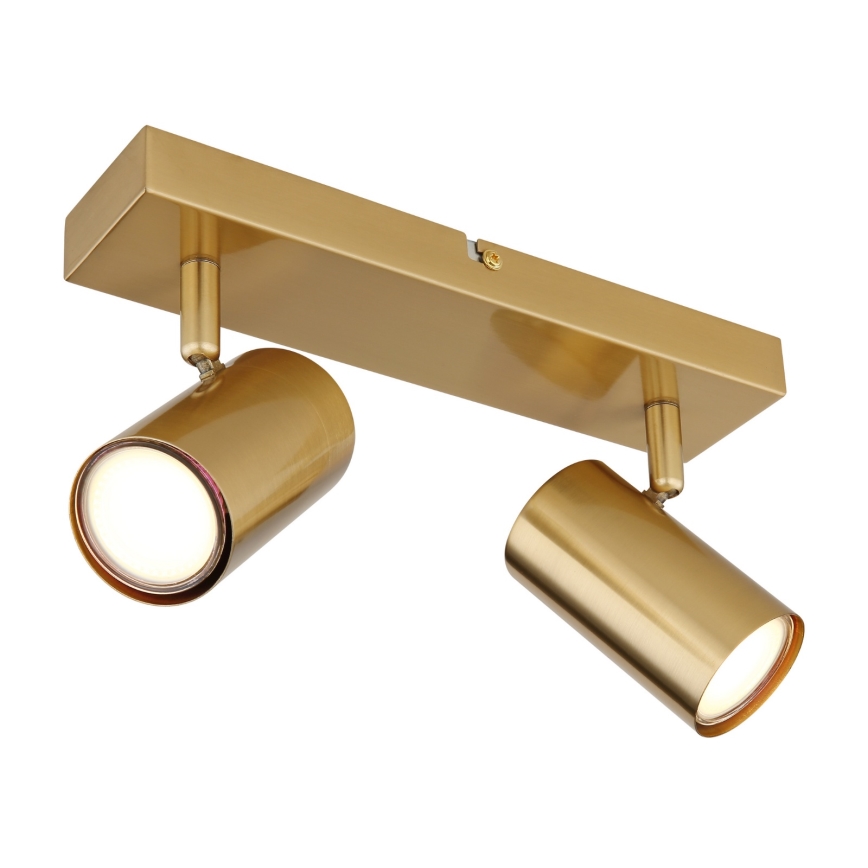 Globo - Reflektor 2xGU10/35W/230V zlata