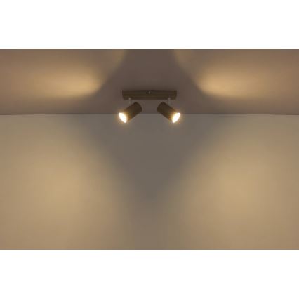 Globo - Točkovno svetilo 2xGU10/35W/230V bež