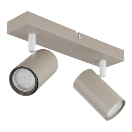 Globo - Točkovno svetilo 2xGU10/35W/230V bež