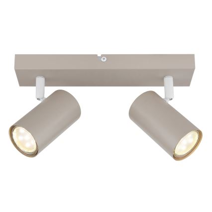 Globo - Točkovno svetilo 2xGU10/35W/230V bež