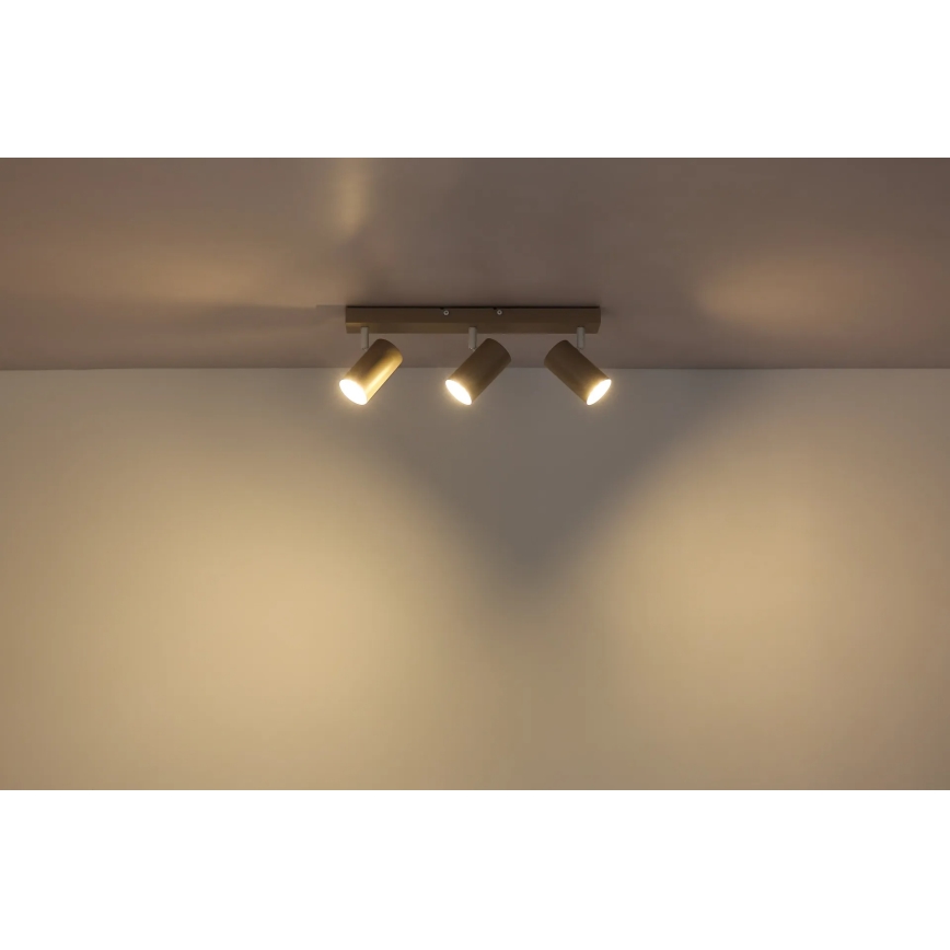 Globo - Smerno svetilo 3xGU10/35W/230V bež