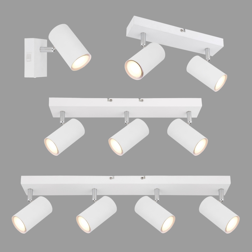 Globo - Reflektor 3xGU10/35W/230V bela