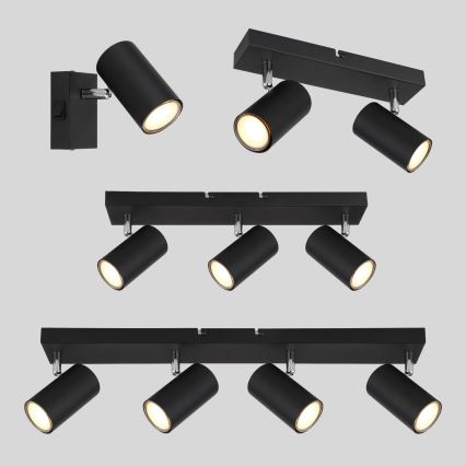 Globo - Reflektor 4xGU10/35W/230V črna