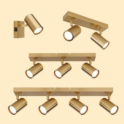 Globo - Reflektor 4xGU10/35W/230V zlata