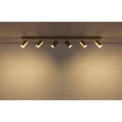 Globo - Točkovno svetilo 6xGU10/35W/230V bež