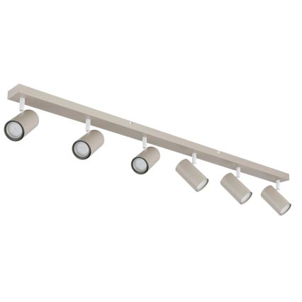 Globo - Točkovno svetilo 6xGU10/35W/230V bež