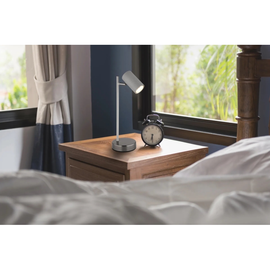 Globo - Namizna svetilka 1xGU10/5W/230V siva/antracit