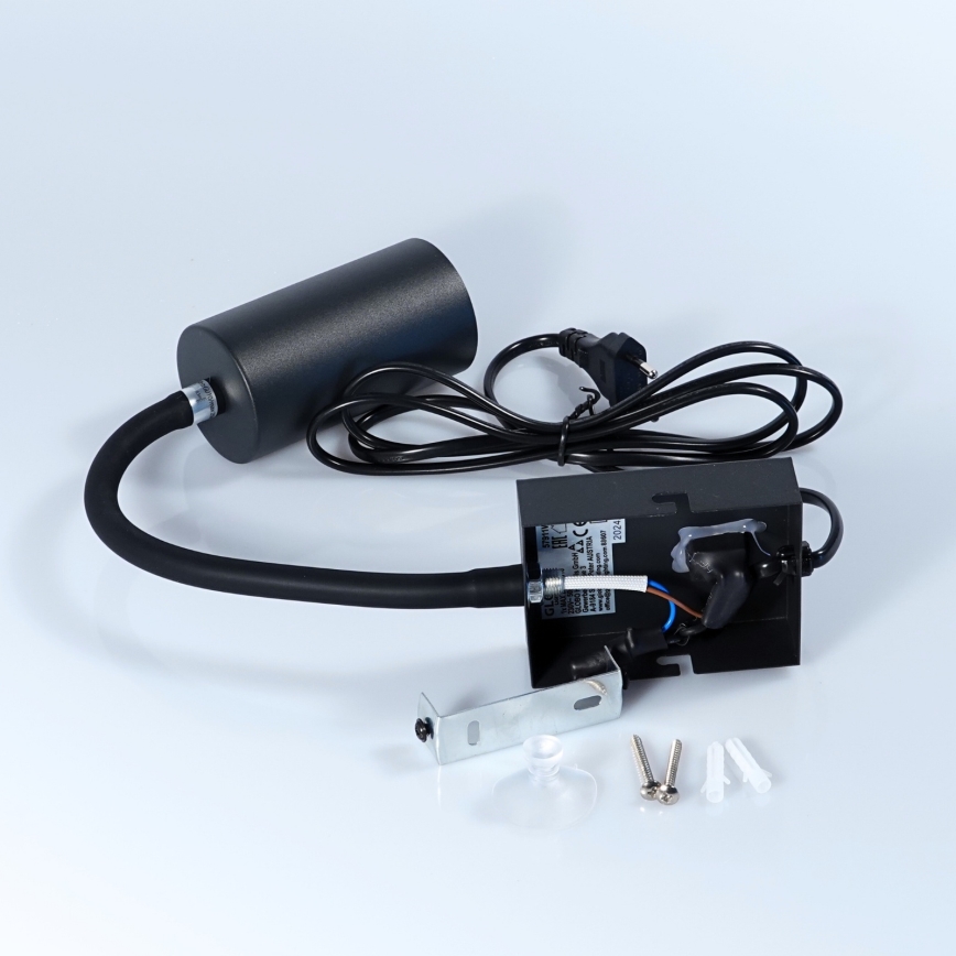 Globo - Fleksibilna stenska svetilka 1xGU10/25W/230V črna