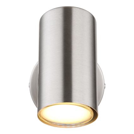 Globo - Stenski reflektor 1xGU10/25W/230V mat krom