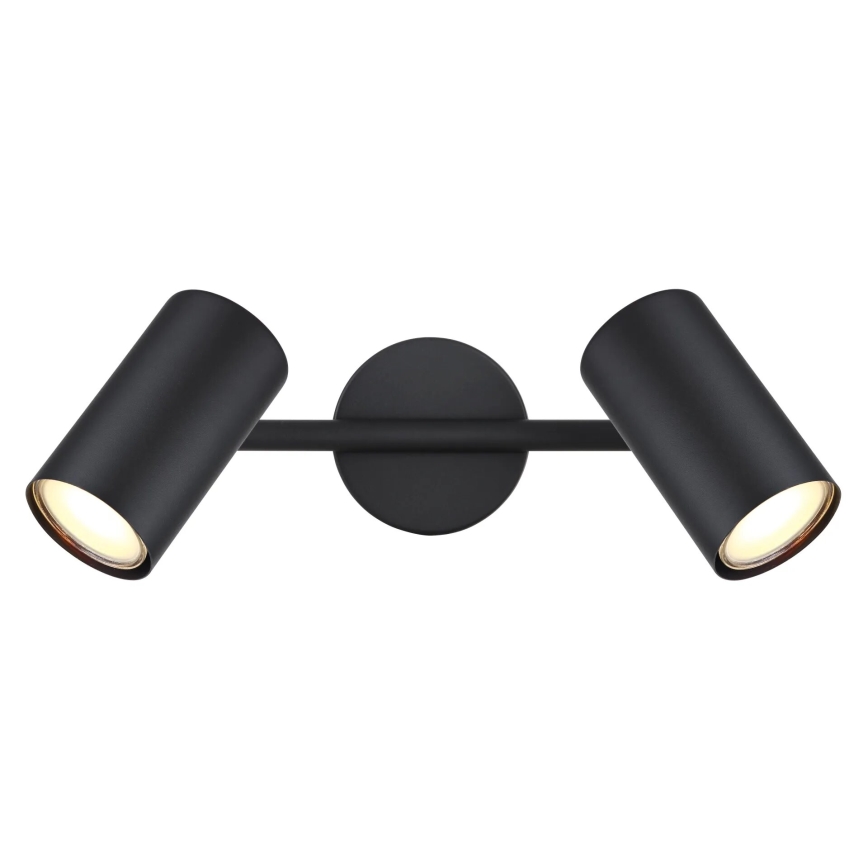 Globo - Reflektor 2xGU10/25W/230V črna