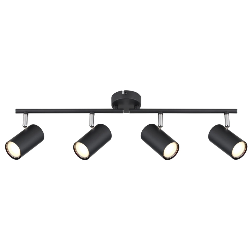 Globo - Reflektor 4xGU10/25W/230V črna
