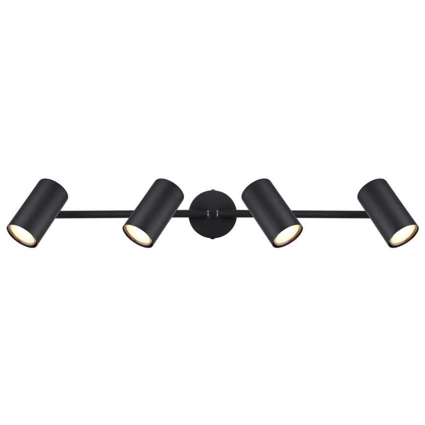 Globo - Reflektor 4xGU10/25W/230V črna