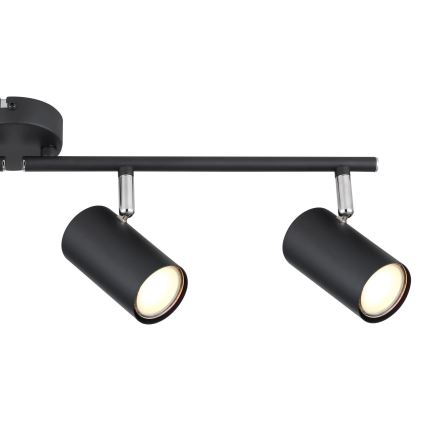 Globo - Reflektor 4xGU10/25W/230V črna
