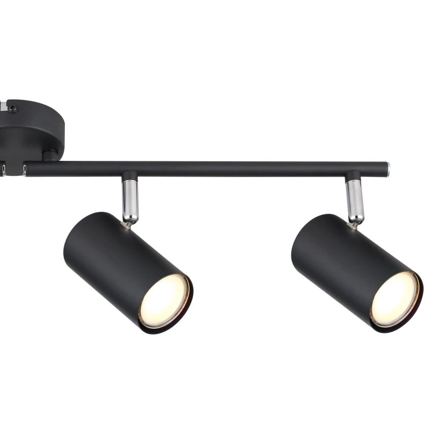 Globo - Reflektor 4xGU10/25W/230V črna