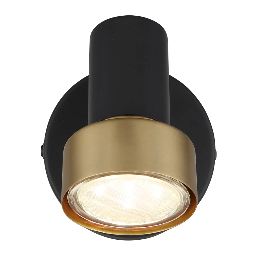 Globo - Stenski reflektor 1xGU10/25W/230V črna/zlata