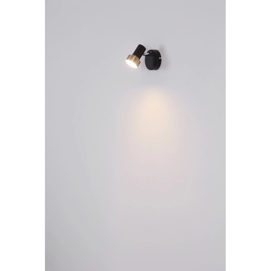 Globo - Stenski reflektor 1xGU10/25W/230V črna/srebrna