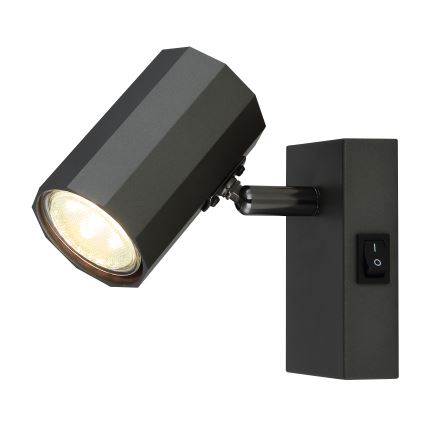 Globo - Stenski reflektor 1xGU10/25W/230V črna