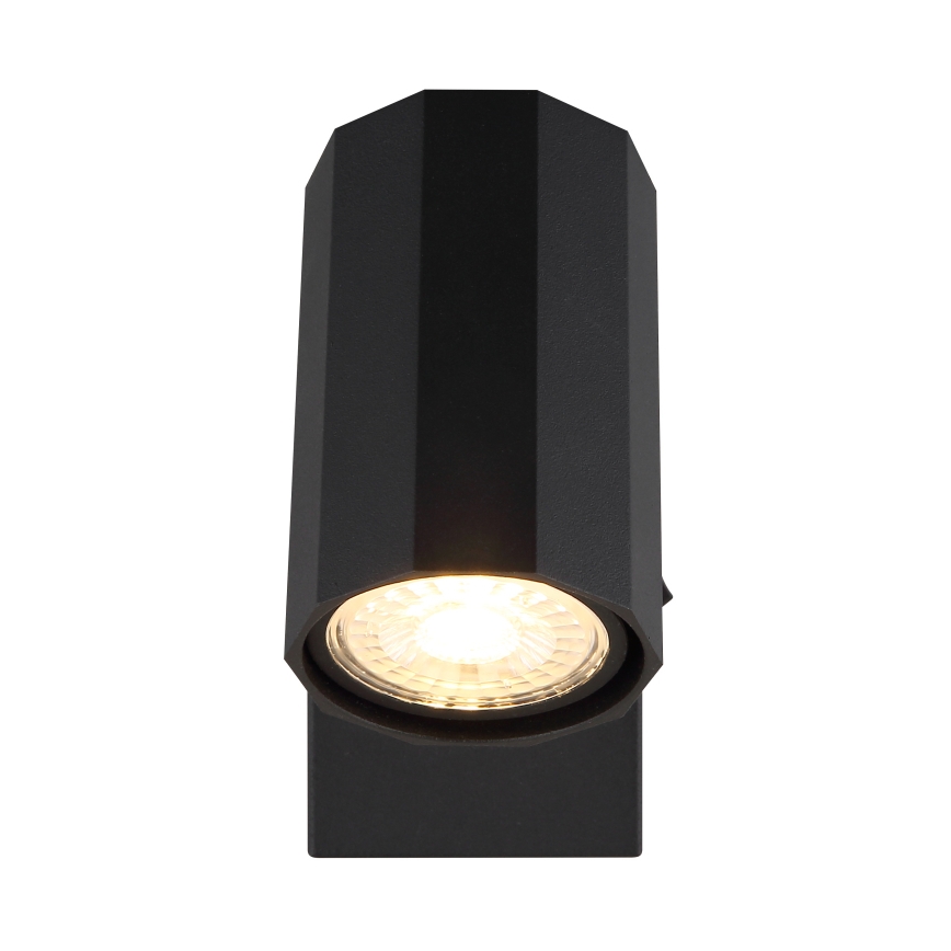 Globo - Stenski reflektor 1xGU10/25W/230V črna