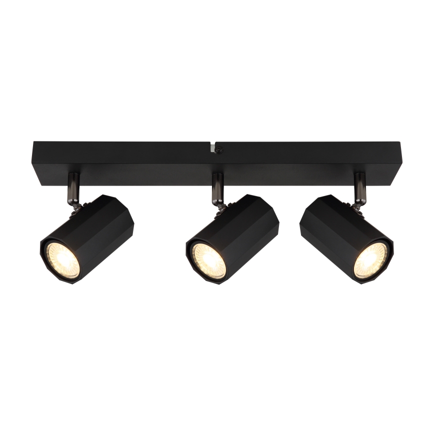 Globo - Reflektor 3xGU10/25W/230V črna