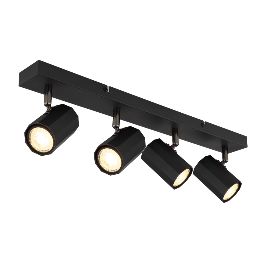 Globo - Reflektor 4xGU10/25W/230V črna