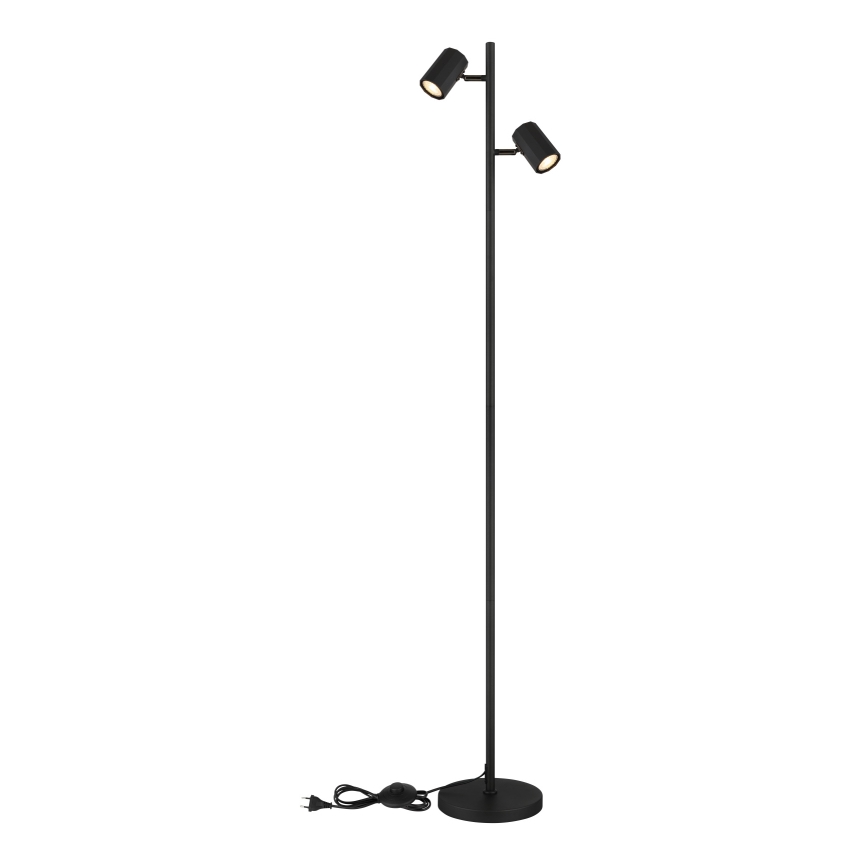 Globo - Talna svetilka 2xGU10/5W/230V črna