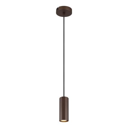Globo - Lestenec na vrvici 1xGU10/25W/230V rjava