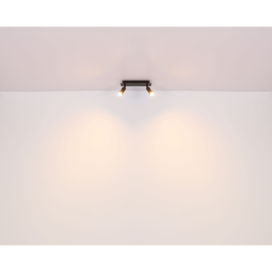 Globo - Reflektor 2xGU10/35W/230V črna