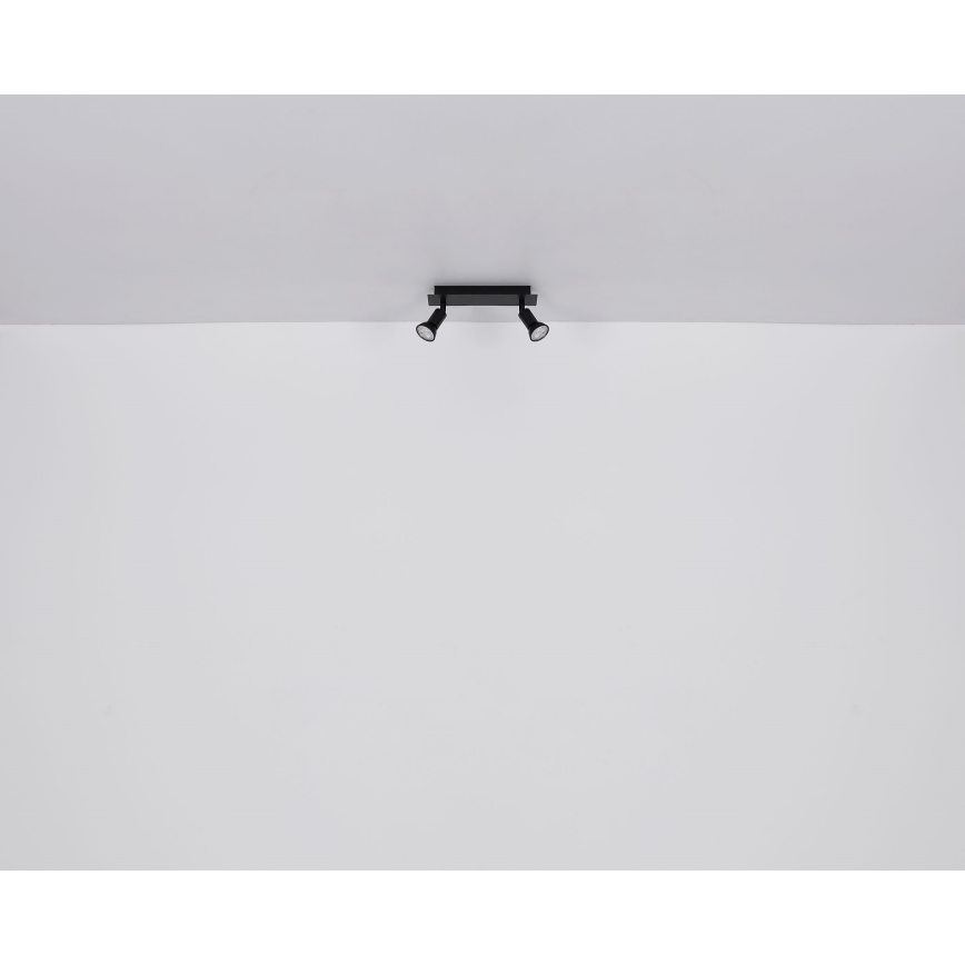 Globo - Reflektor 2xGU10/35W/230V črna