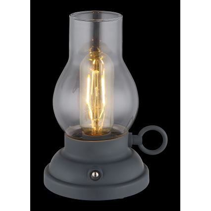 Globo - LED nastavljiva polnilna namizna svetilka na dotik LED/1W/3,7V 1200 mAh antracit