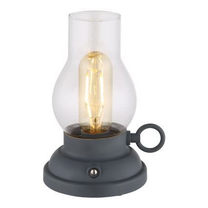 Globo - LED nastavljiva polnilna namizna svetilka na dotik LED/1W/3,7V 1200 mAh antracit