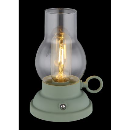 Globo - LED Zatemnitvena polnilna namizna svetilka na dotik LED/1W/3,7V 1200 mAh zelena