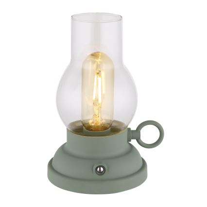 Globo - LED Zatemnitvena polnilna namizna svetilka na dotik LED/1W/3,7V 1200 mAh zelena