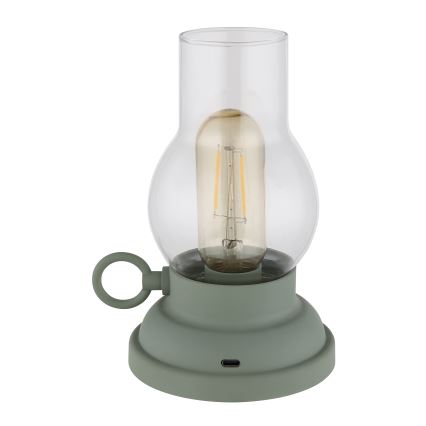 Globo - LED Zatemnitvena polnilna namizna svetilka na dotik LED/1W/3,7V 1200 mAh zelena