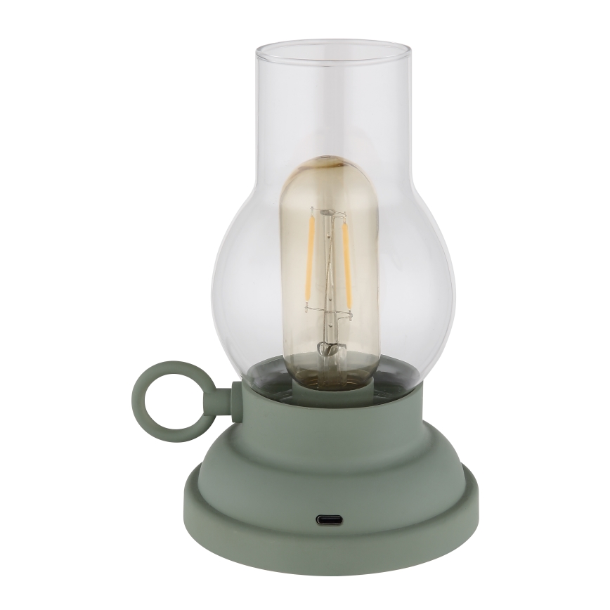 Globo - LED Zatemnitvena polnilna namizna svetilka na dotik LED/1W/3,7V 1200 mAh zelena