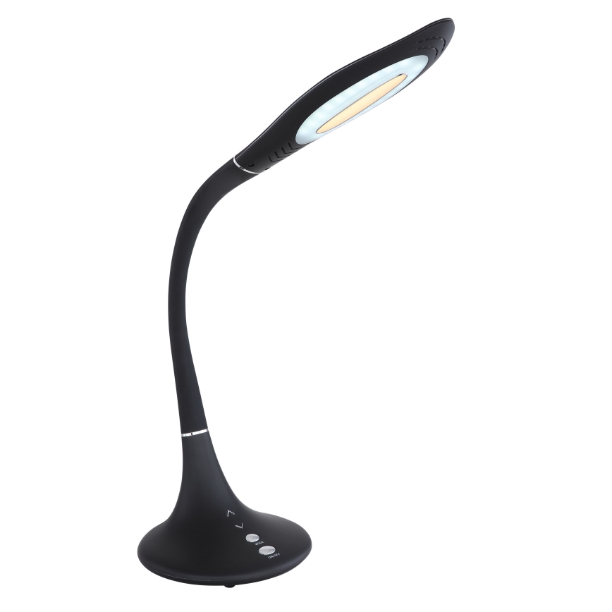 Globo - LED Zatemnitvena na dotik fleksibilna namizna svetilka LED/9W/230V 3000/4500/6500K črna